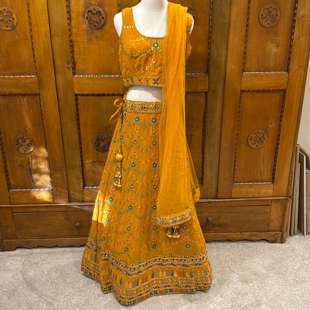 Yellow lehenga